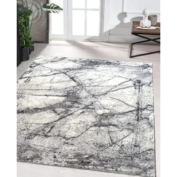 Modern szőnyeg GAIA Marble 120x170cm Krém-Szürke