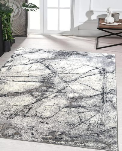 Modern szőnyeg GAIA Marble 60x110cm Krém-Szürke