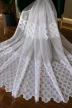 Modern fehér kész hullámos függöny jacquard voile anyagból