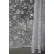 Kész függöny Jacquard fehér Liliom