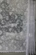 Kész függöny Jacquard fehér Liliom