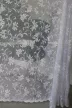 Kész függöny Jacquard fehér Liliom