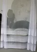 Kész függöny Jacquard fehér modern csíkos