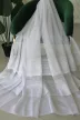 Kész függöny Jacquard fehér modern csíkos