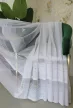 Kész függöny Jacquard fehér modern csíkos