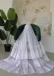Kész függöny Jacquard fehér modern csíkos