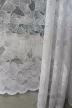 Kész függöny Jacquard fehér Páfrányfenyő 