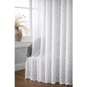 Kész függöny Jacquard fehér Pálcikás újabb