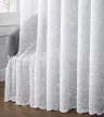 Kész függöny Jacquard fehér Pálcikás