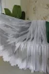 Kész függöny Jacquard fehér Parketta