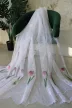 Kész függöny Jacquard Púder Tulipán