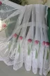 Kész függöny Jacquard Púder Tulipán