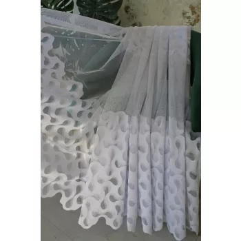 Kész függöny Sparta fehér modern