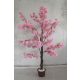 Műnövény Japán Cseresznyefa virág Rózsaszín 150cm magas  VÁZA NÉLKÜL