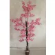 Műnövény Japán Cseresznyefa virág Rózsaszín 180cm magas  Barna Kaspóval