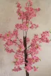 Műnövény Japán Cseresznyefa virág Rózsaszín 180cm magas  Barna Kaspóval