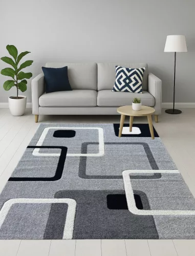 Modern szőnyeg Universal 7984 (Grey) 60x110cm Szürke