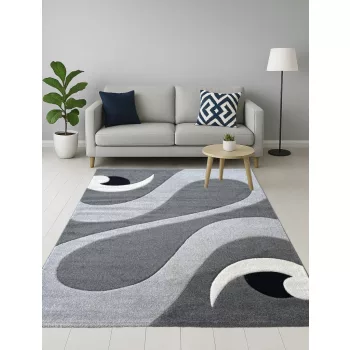 Modern szőnyeg Universal 8101 (Grey) 80x150cm Szürke