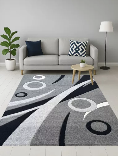 Modern szőnyeg Universal 8103 (Grey) 120x170cm Szürke