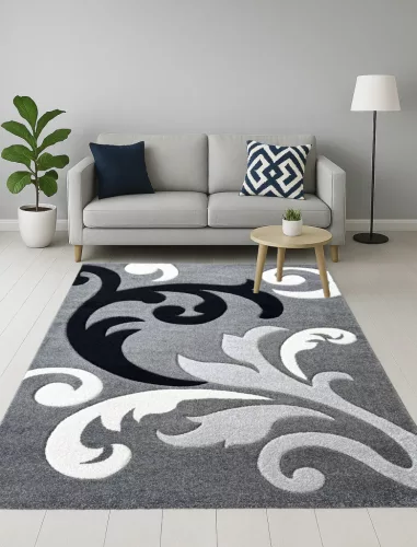 Modern szőnyeg Universal 8104 (Grey) 80x150cm Szürke
