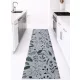 Konyhai szőnyeg Mat 65x200cm Leveles Zöld Szürke