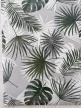 Konyhai szőnyeg Lux Mat 65x200cm Zöld Pálmás 
