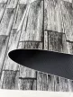 Konyhai szőnyeg Lux Mat 65x200cm Tégla mintás Szürke