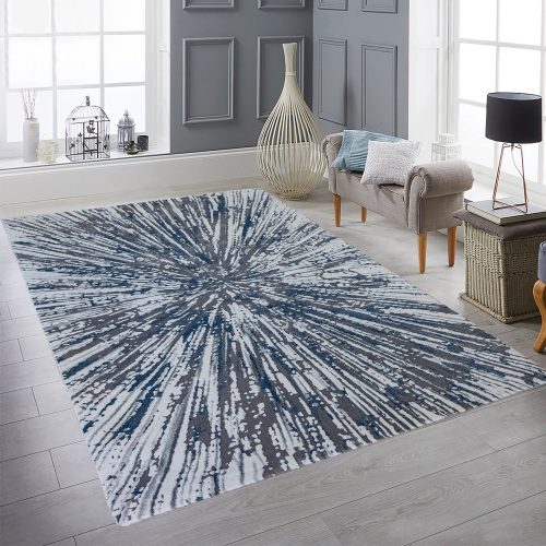 Modern szőnyeg Scarabeus 2750 (Grey-Blue) 160x235cm Szürke-Kék