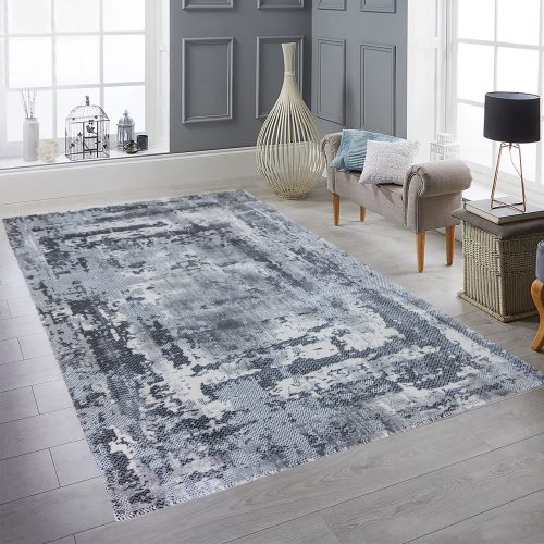 Modern szőnyeg Scarabeus 2754 (Cream-Grey) 80x150cm Szürke-Kék