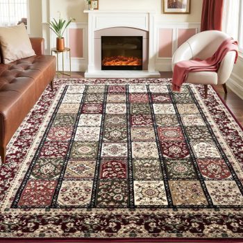 Klasszikus szőnyeg Mashed kazettás (Red) 200x290cm Bordó