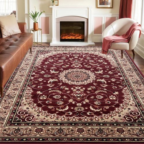 Klasszikus szőnyeg Mashed (Red) 200x290cm Bordó
