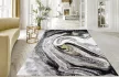 Modern szőnyeg Marble 163 (Black) 80x150cm Fekete-Arany