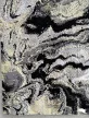 Modern szőnyeg Marble 258 (Black) 200x280cm Fekete-Arany