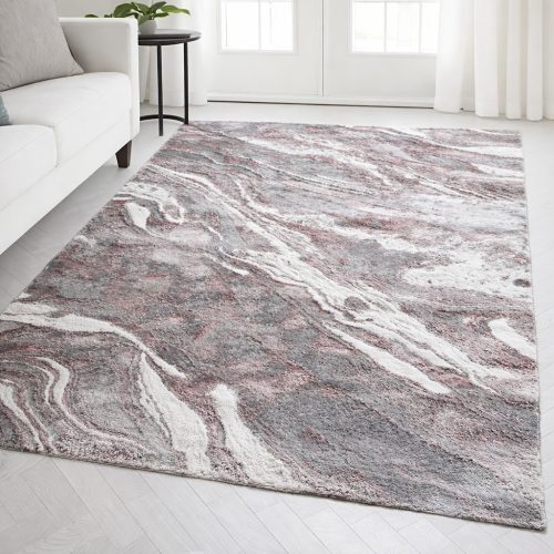 Modern szőnyeg Marble 351 (Rose) 240x330cm Szürke-Púder