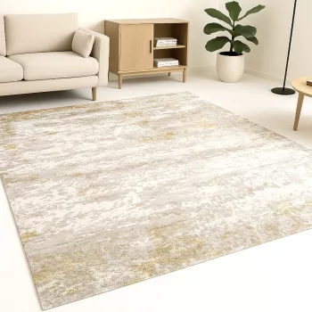 Modern szőnyeg Marble 443 (Gold) 160x220cm Krém-Arany