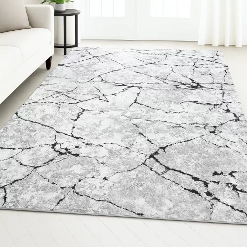 Modern szőnyeg Marble 4695 (Grey) 80x150cm Szürke