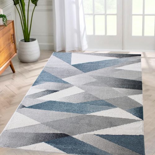 Modern szőnyeg Promo 8081 (Blue-Gray) 160x230cm Kék-Szürke