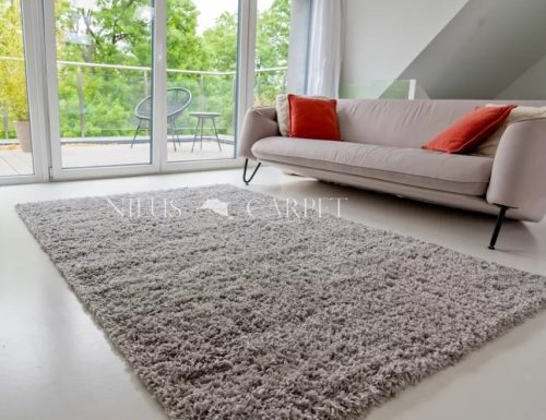 Shaggy szőnyeg Manhattan (Light Grey) 200x290cm Világos Szürke