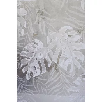 Kész függöny Malaga fehér Pálma minta 