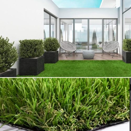 Műfű 50mm MARBELLA Zöld kültéri 200cm széles tekercs új