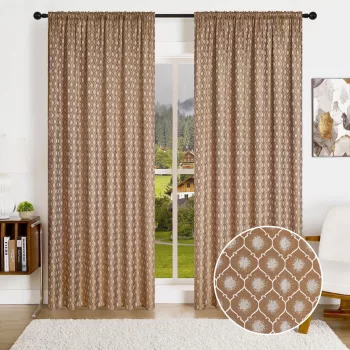 Kész sötétítő függöny Marocco  1db 150x250cm Barna