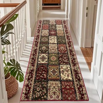   Futószőnyeg Mashed Kazettás 80cm széles méteráru Bordó