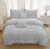 Ágyneműhuzat Mikro Plüss Világos szürke csíkos 3 részes garnitura