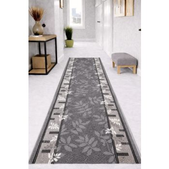 Futószőnyeg Nancy Levél minta szürke új