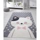 Gyerek szőnyeg Narnia Szürke Cicás 200x300cm