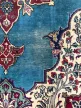 Kézi csomózású perzsa Tabriz Türkiz-kékes szőnyeg 245x150cm