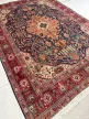 Kézi csomózású perzsa Tabriz Kékes-Terrás szőnyeg 345x246cm