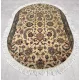 Kézi csomózású perzsa Tabriz Krémes Zöldes szőnyeg  Ovális 200x140cm