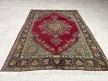Kézi csomózású perzsa Tabriz Bordós-barnás szőnyeg 284x200cm