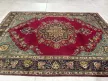 Kézi csomózású perzsa Tabriz Bordós-barnás szőnyeg 284x200cm